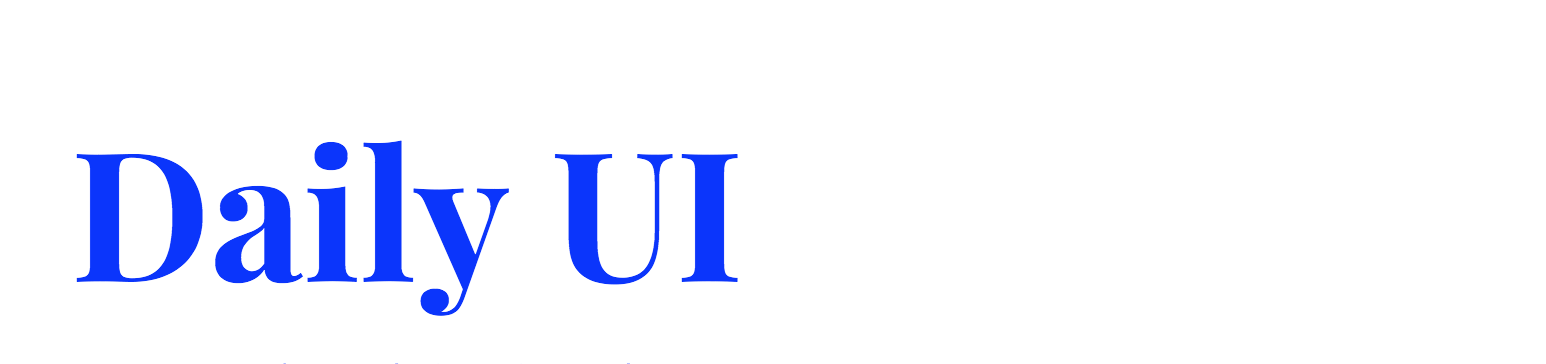 Daily UI gallery image