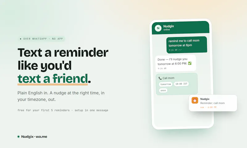 Nudgix screenshot 1