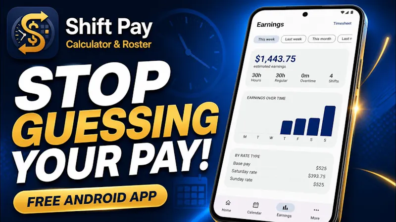 Shift Pay Calculator & Roster screenshot 2