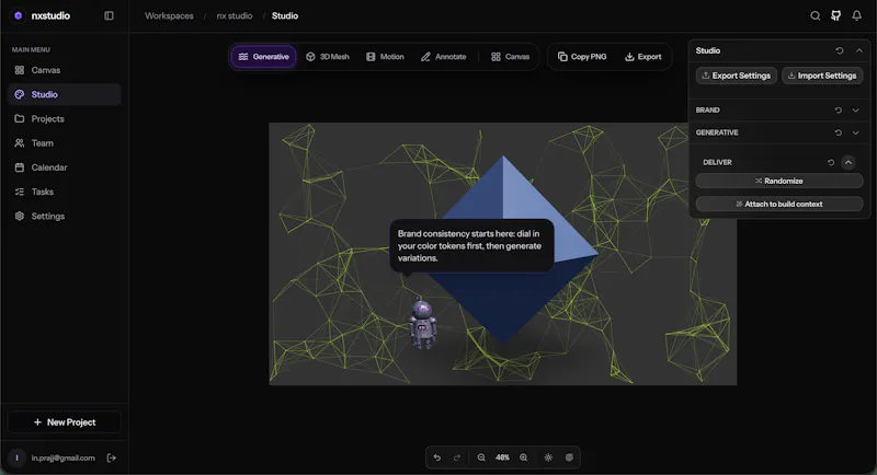 nxstudio screenshot 2