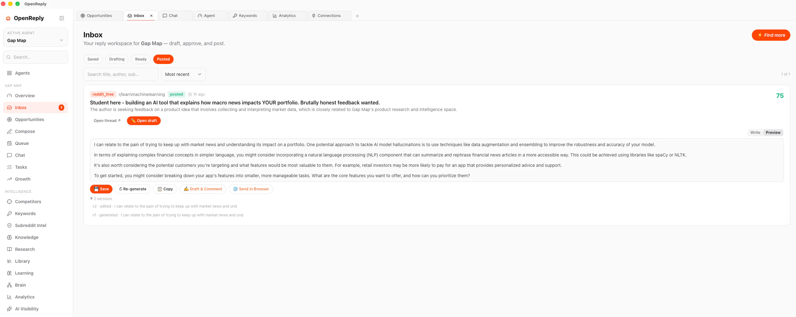 OpenReply - Your Social Media Copilot gallery image