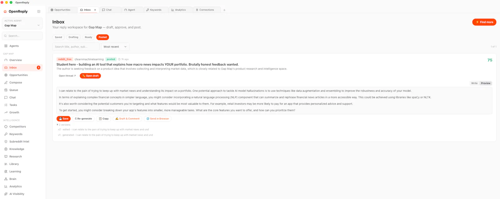 OpenReply - Your Social Media Copilot screenshot 4