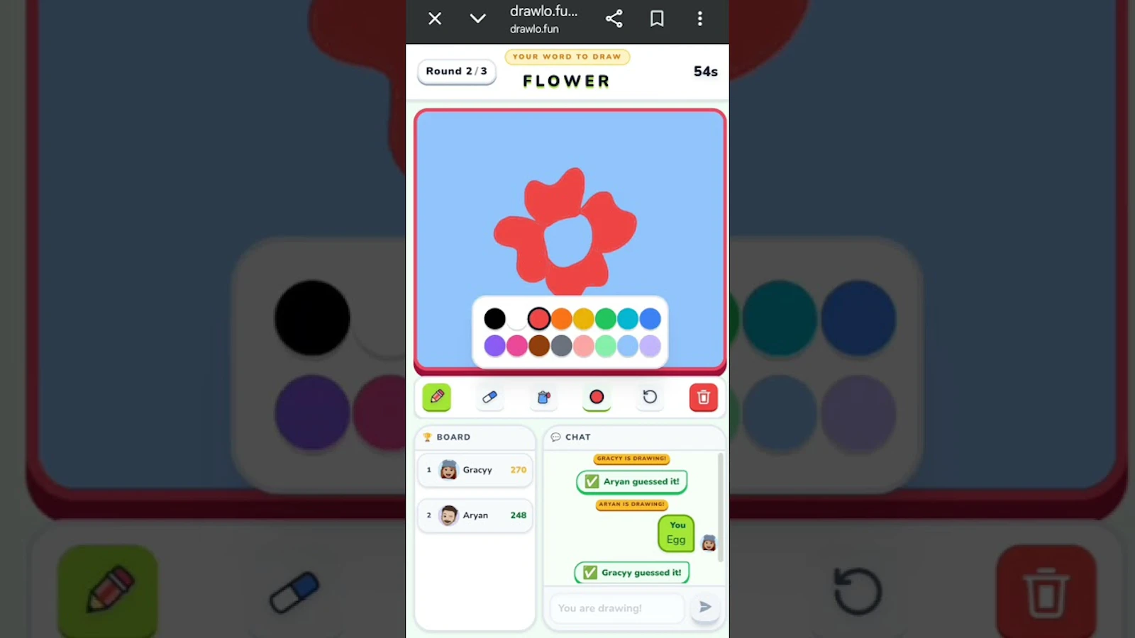 Drawlo- multiplayer drawing game screenshot 1 (video preview)