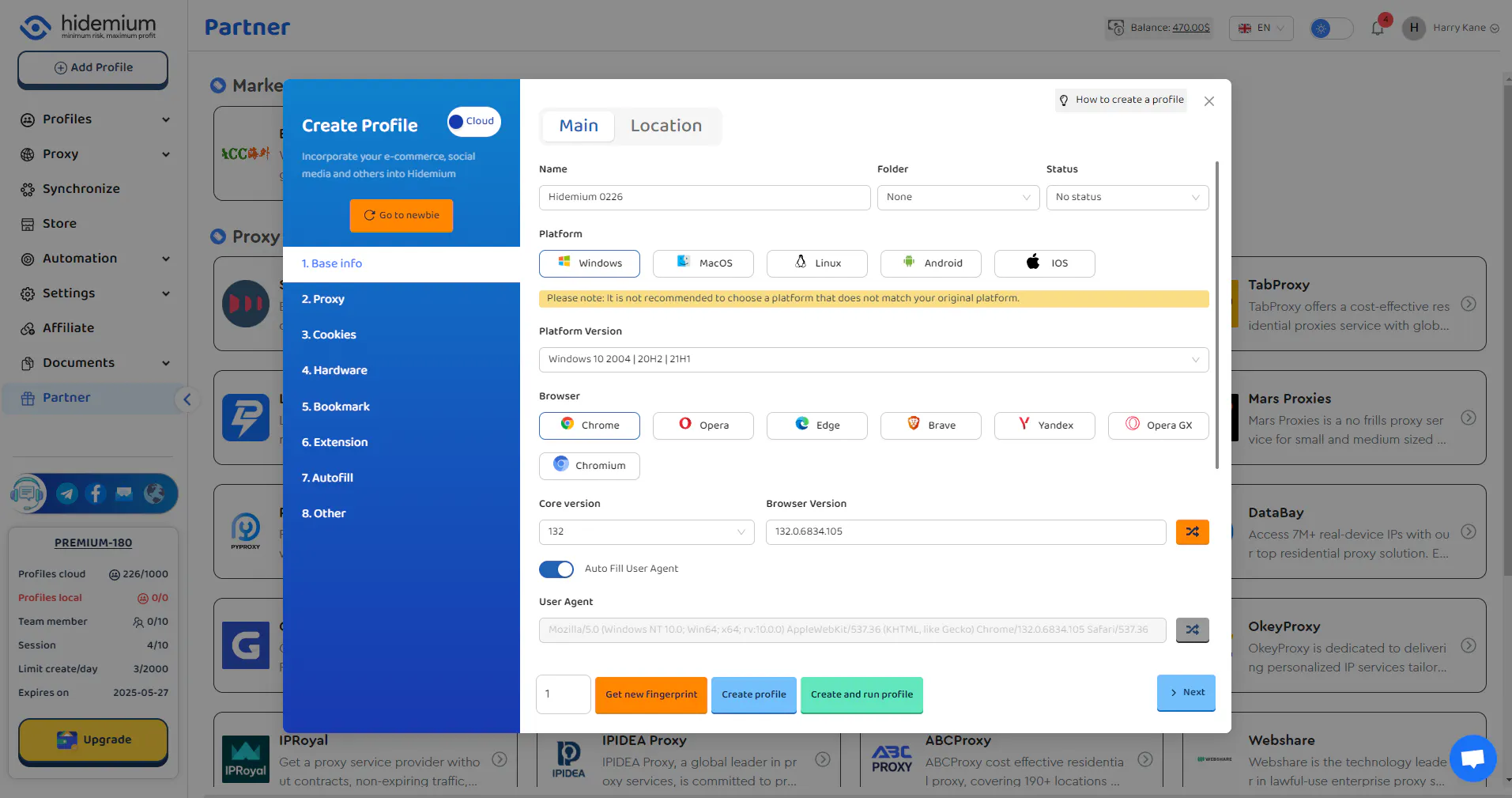 Hidemium Antidetect Browser gallery image
