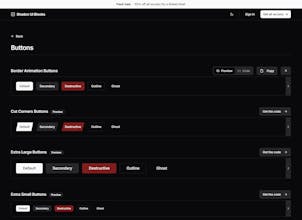 Shadcn UI Blocks gallery image