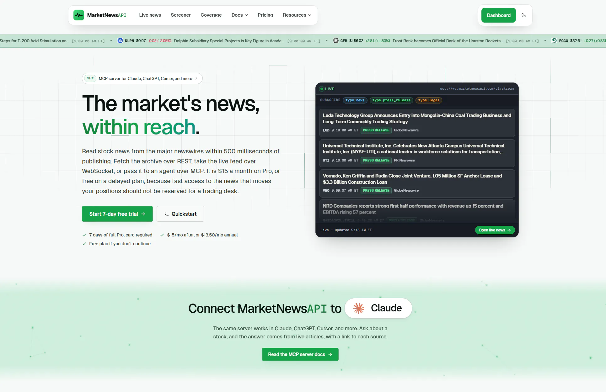 MarketNewsAPI gallery image