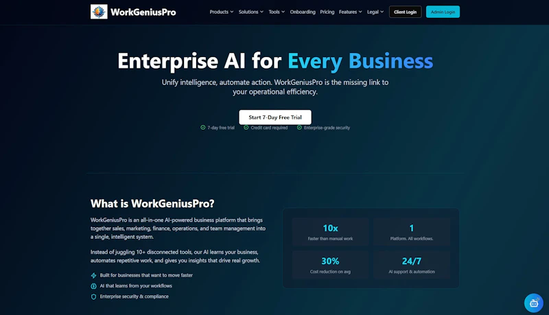 WorkGeniusPro screenshot 2