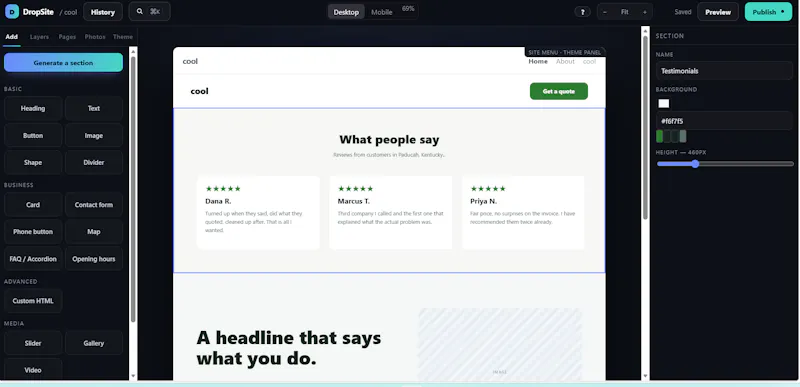 DropSite screenshot 1