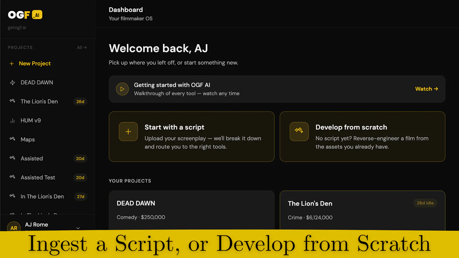 OGF AI Product Launch  screenshot 3