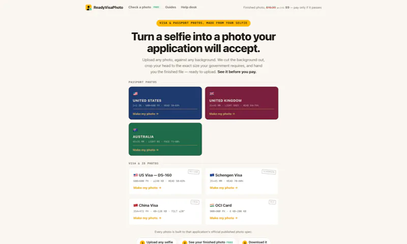 ReadyVisaPhoto screenshot 3
