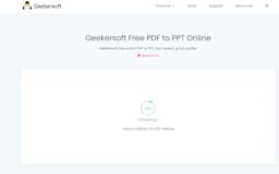 Geekersoft free PDF to PPT media 2