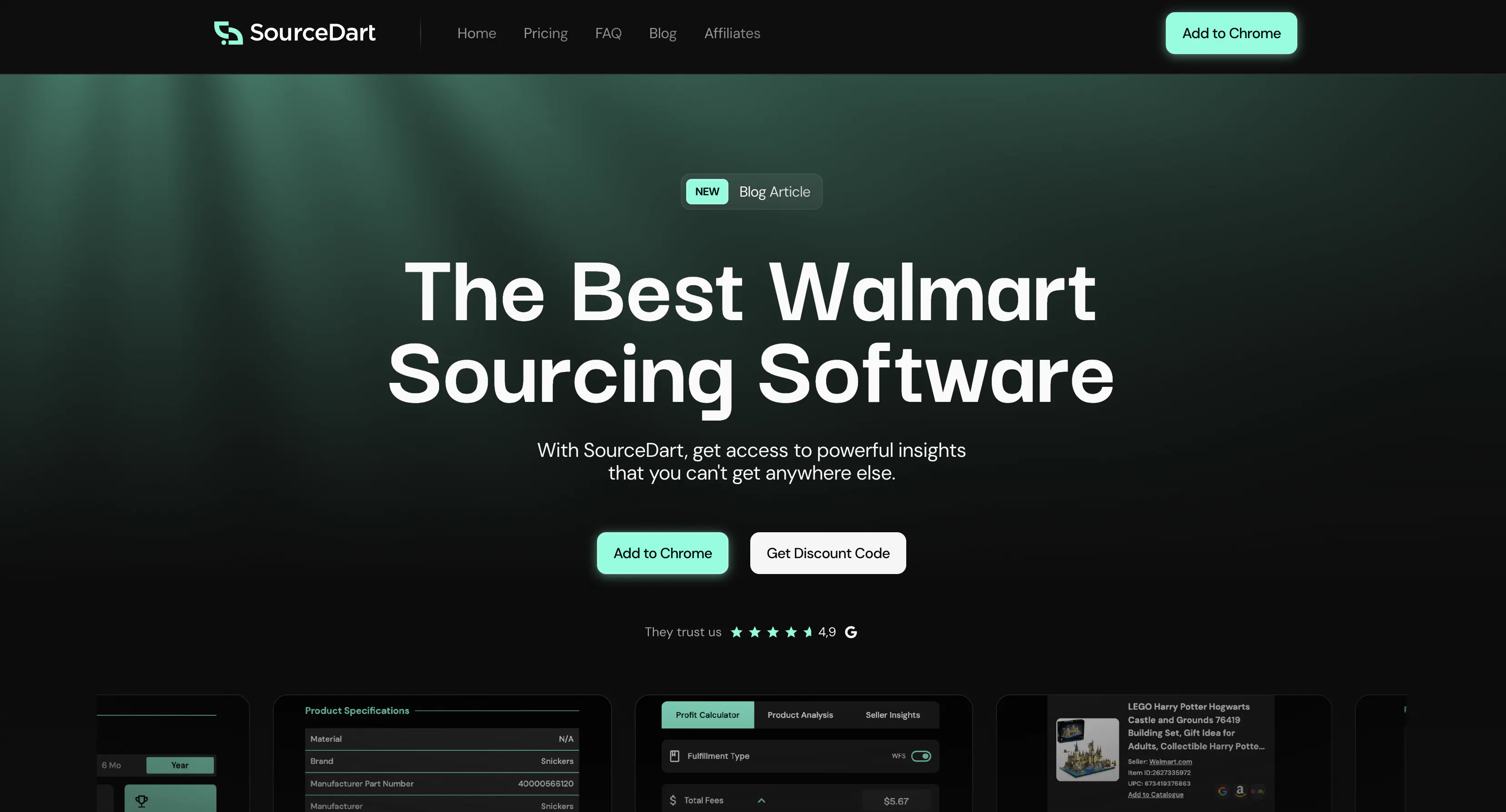 SourceDart のプロダクトバナー