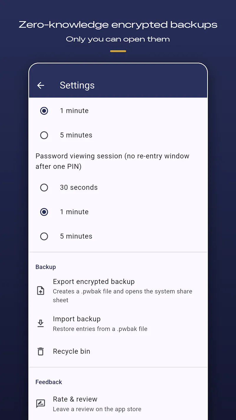 OwnVault screenshot 4