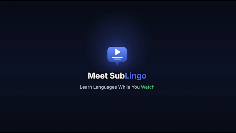 SubLingo Practice screenshot 1 (video preview)