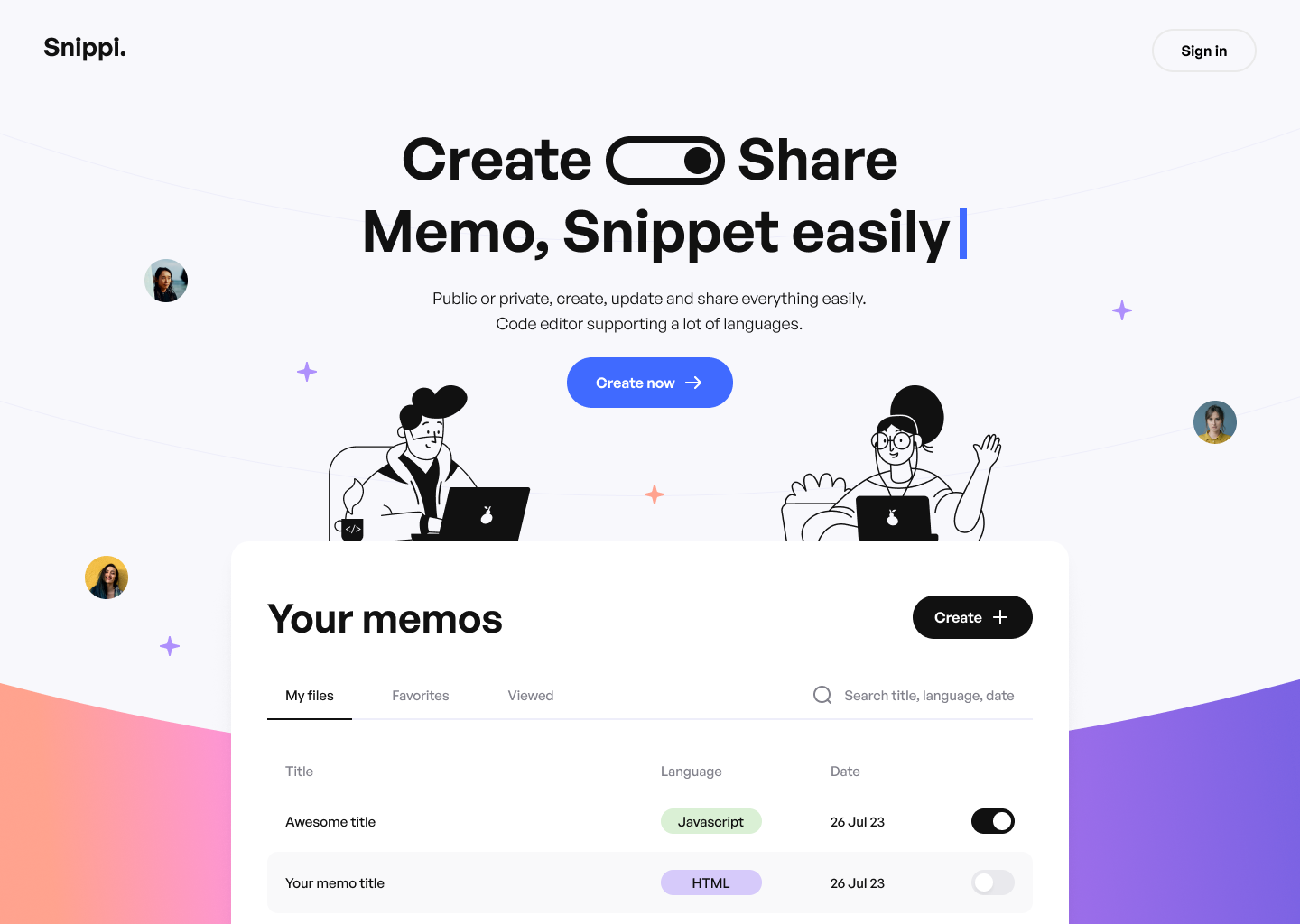 Snippi media 1