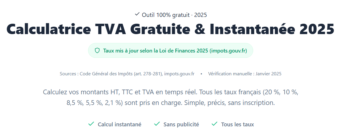 Calculer TVA gallery image