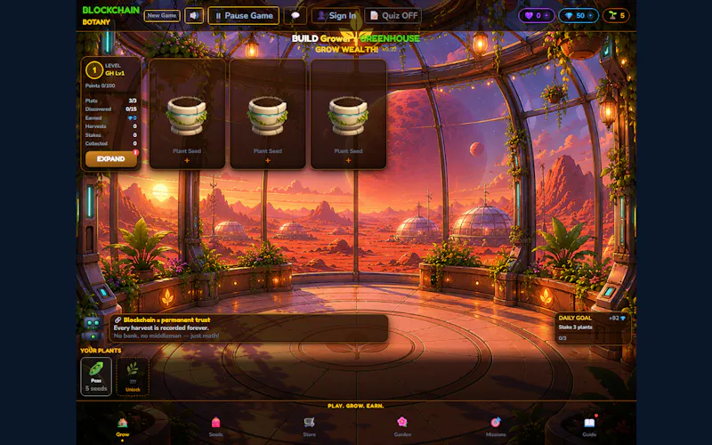 Blockchain Botany screenshot 2