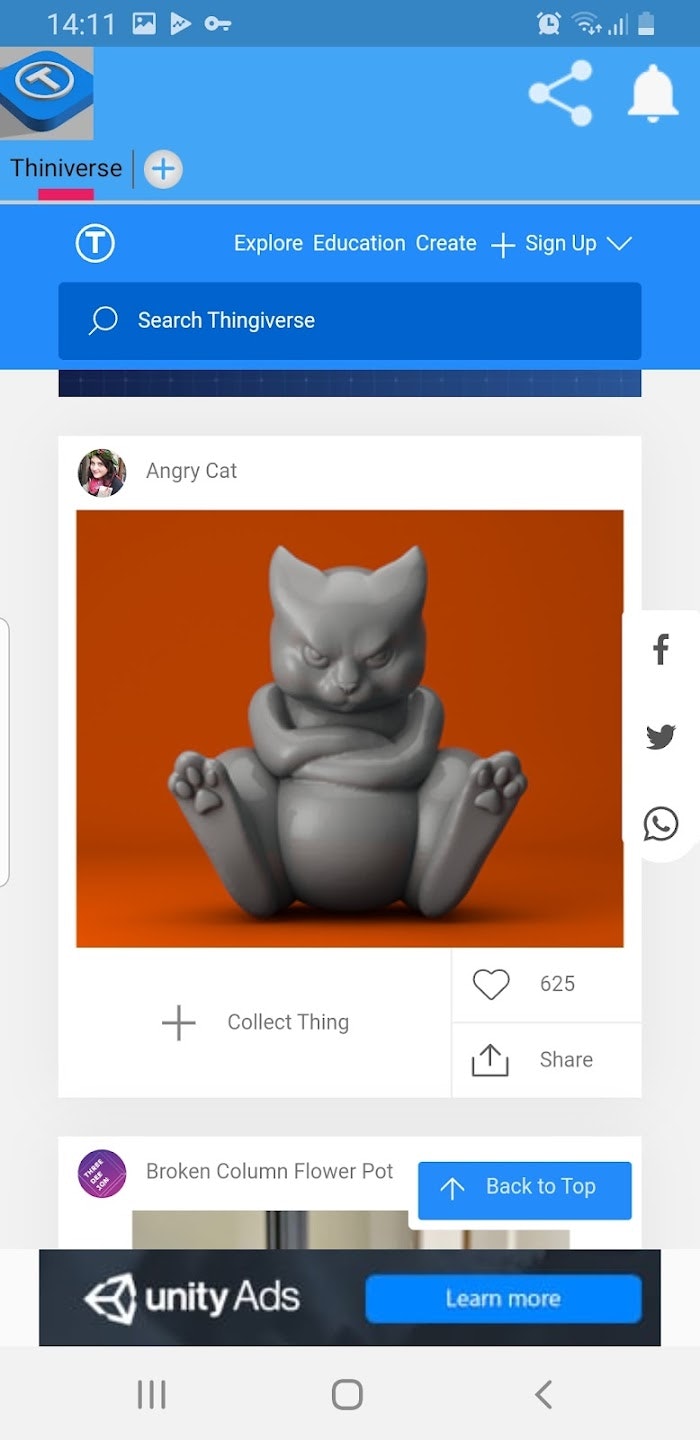 Thingiverse STL庫 - 查找並輕鬆打印最好的3D物品 media 1