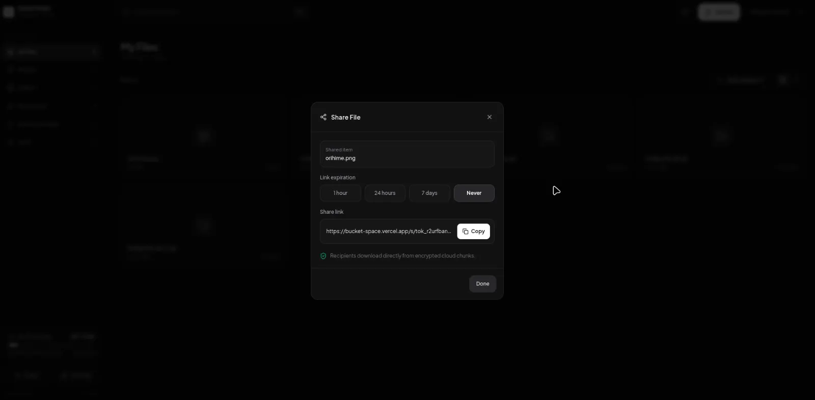 BucketSpace screenshot 2