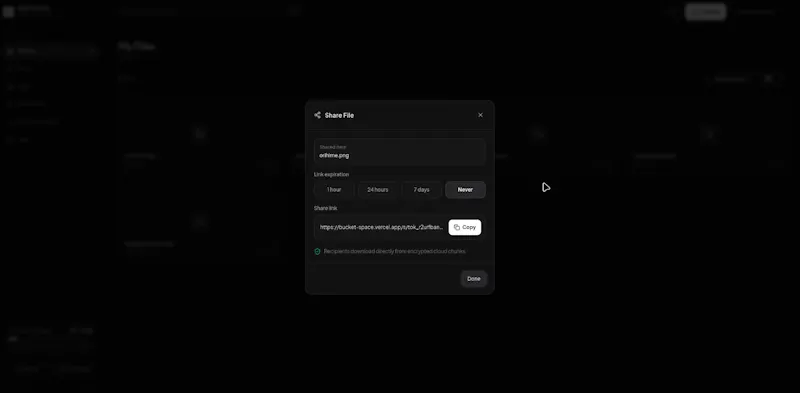 BucketSpace screenshot 2