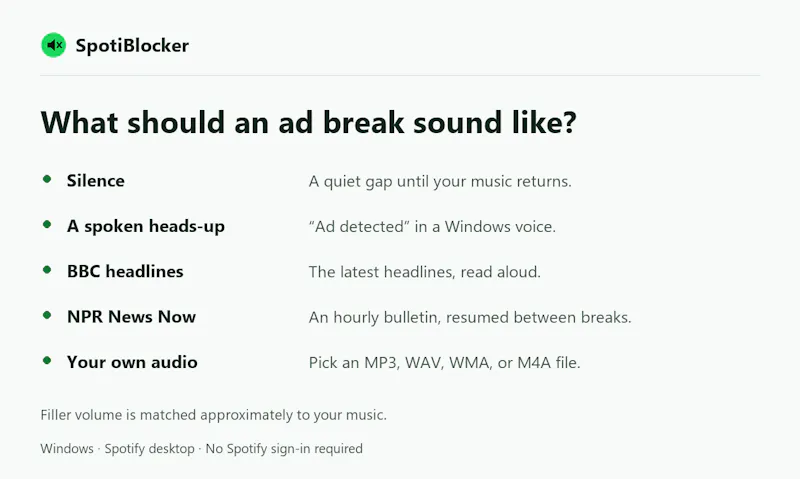 SpotiBlocker screenshot 2