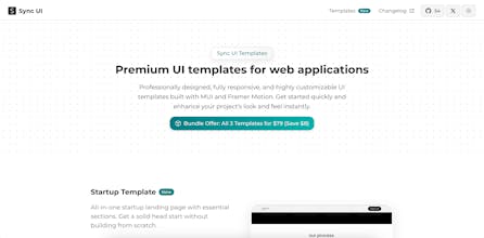 Sync UI gallery image