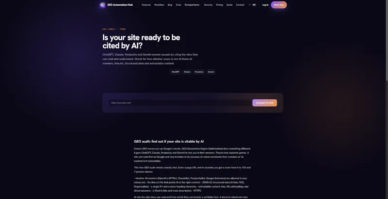 SEO Automation Hub screenshot 2