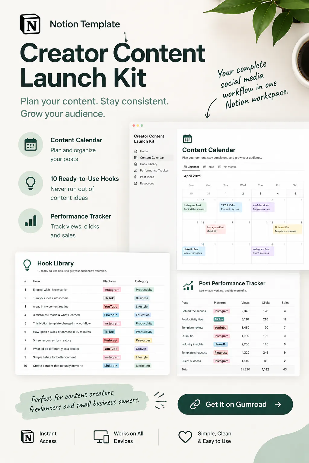 Creator Content Launch Kit gallery image