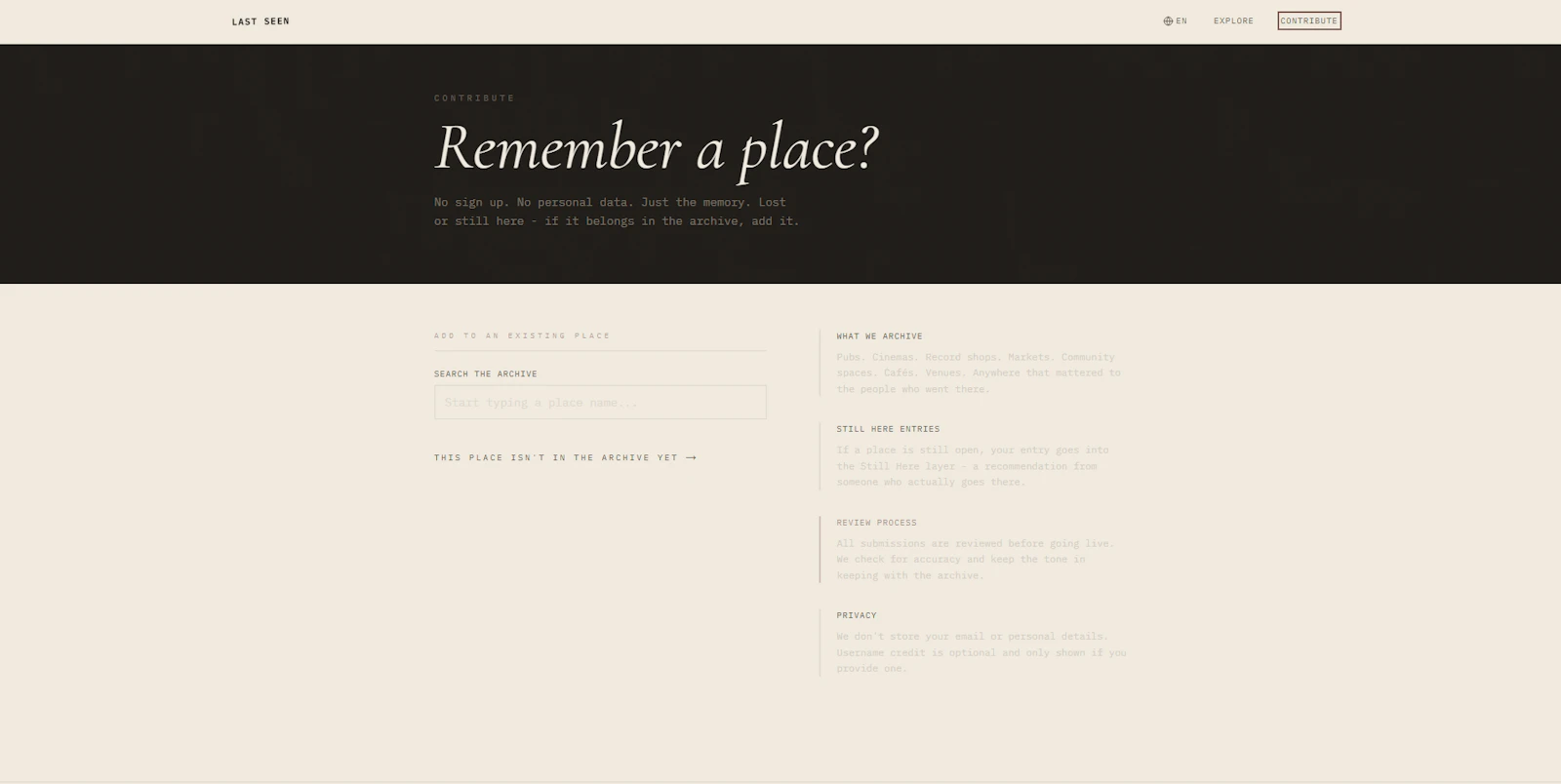 Last Seen screenshot 3
