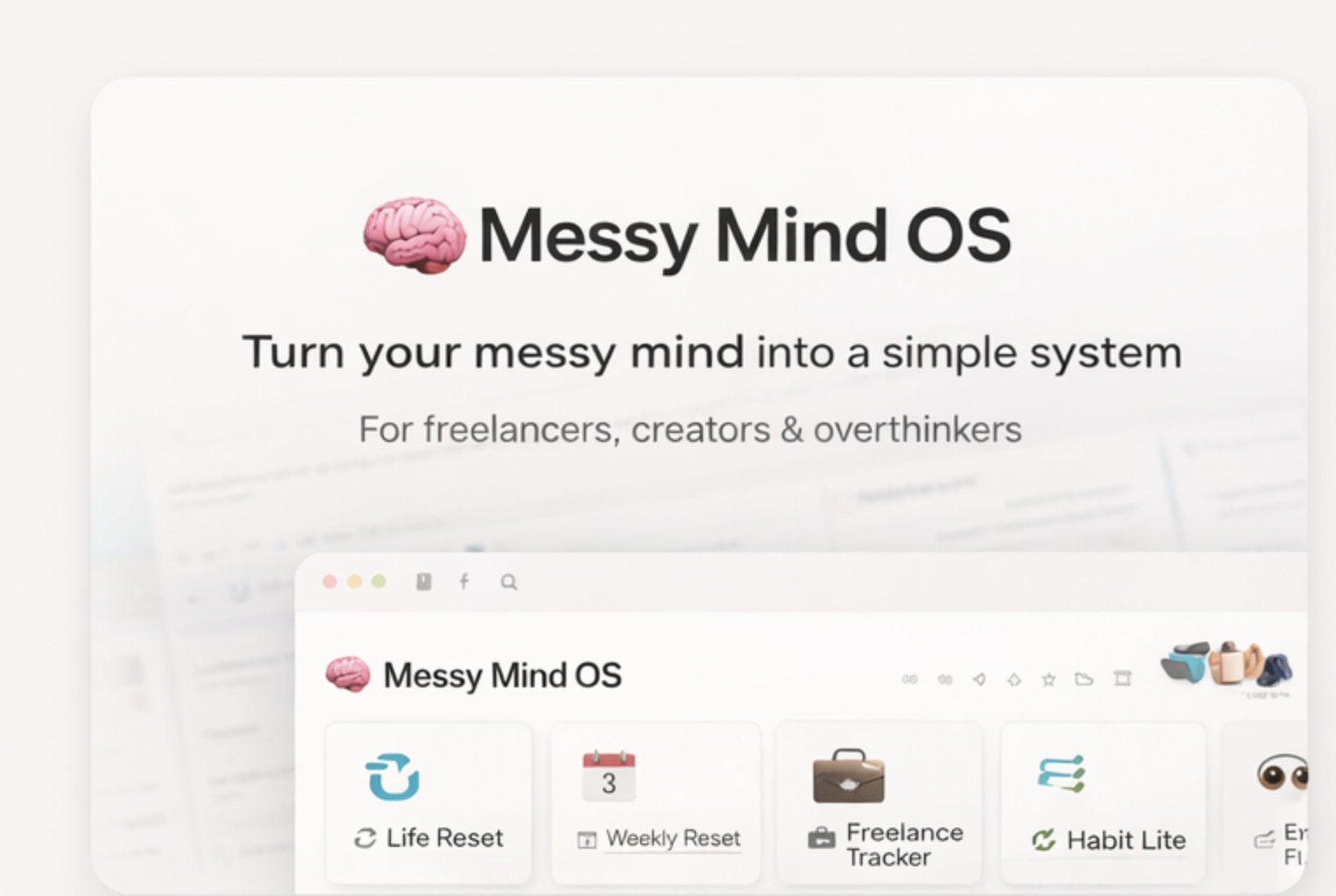 Messy Mind OS gallery image
