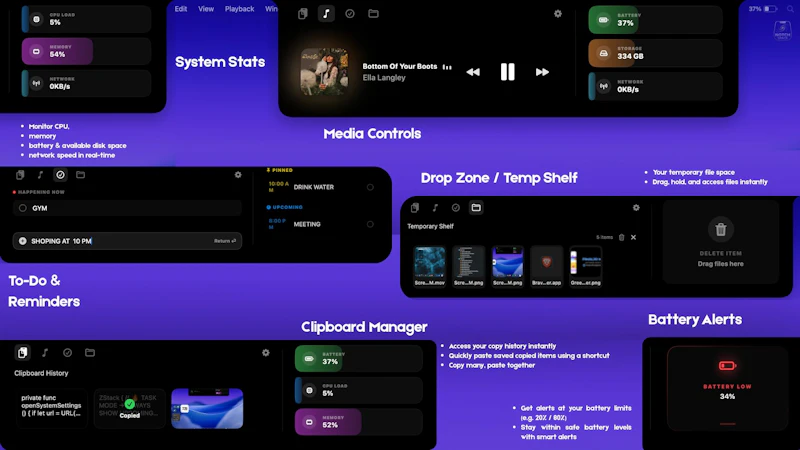 NotchSpace screenshot 2