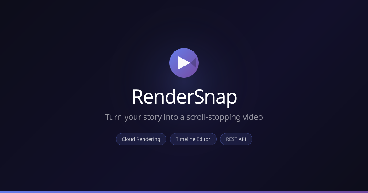 AI builds the timeline video editor tool gallery image
