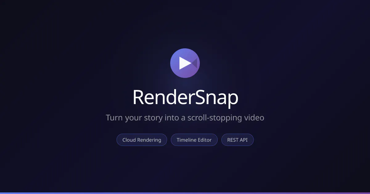 AI builds the timeline video editor tool 專案橫幅