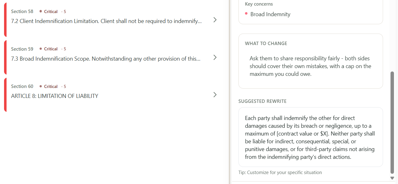 ClearSigna - AI Contract Analysis  gallery image
