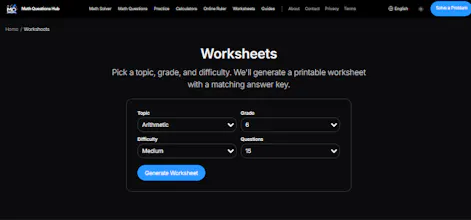 Math Questions Hub gallery image