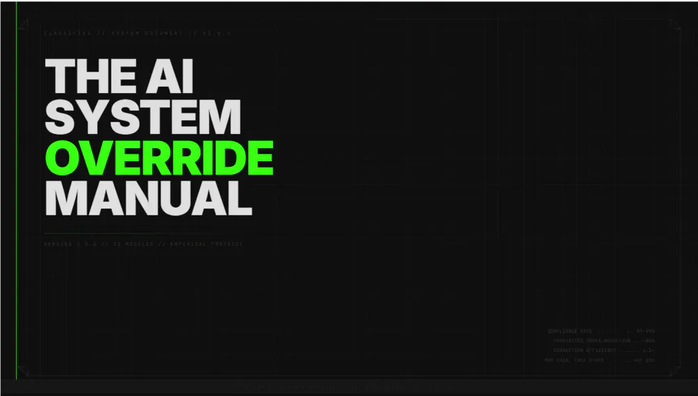 The AI System Override Manual — v1.0.4 gallery image