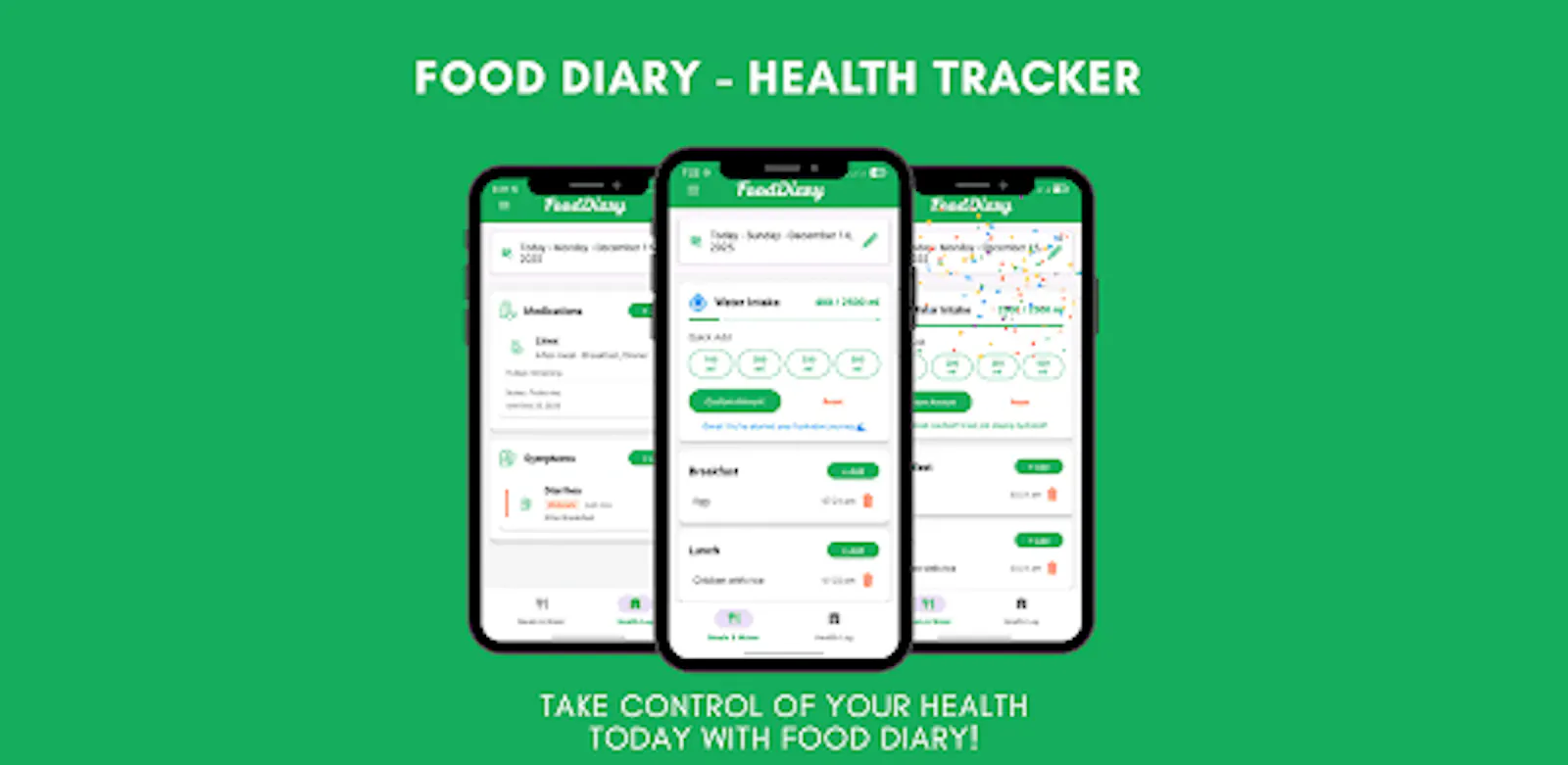 Food Diary - Health Tracker screenshot 1
