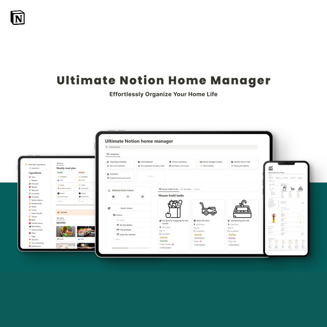 Ultimate Notion Home Manager logo