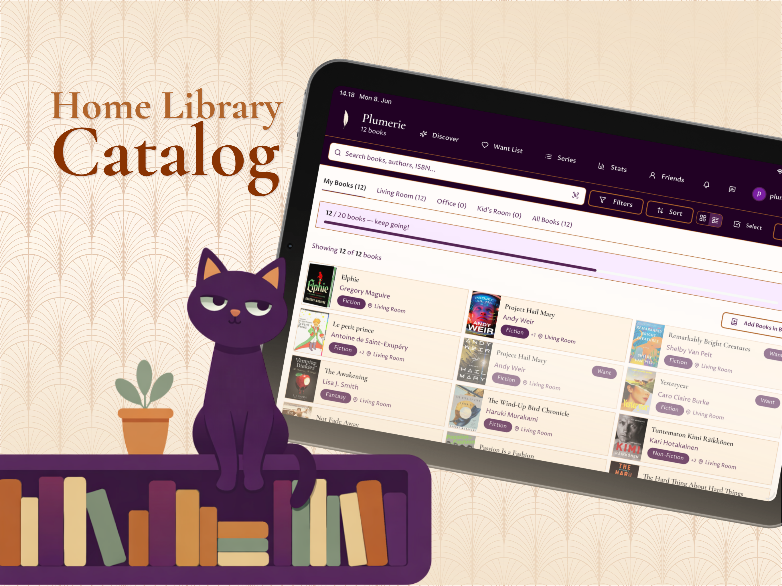 Plumerie: Home Library App gallery image