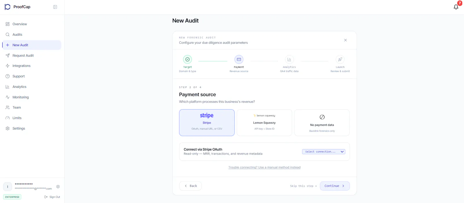 ProofCap screenshot 2
