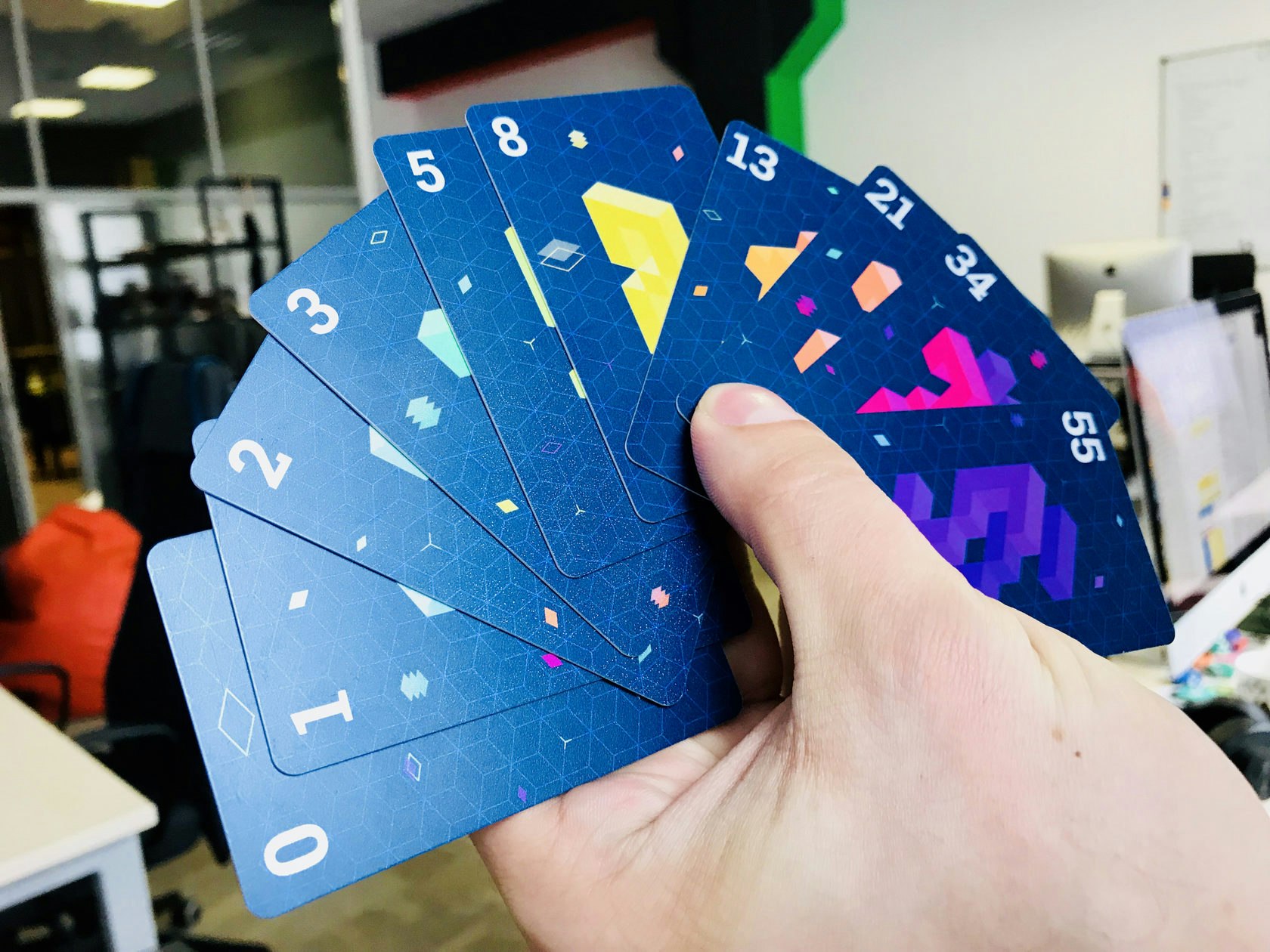 Planning poker cards - free design gallery image