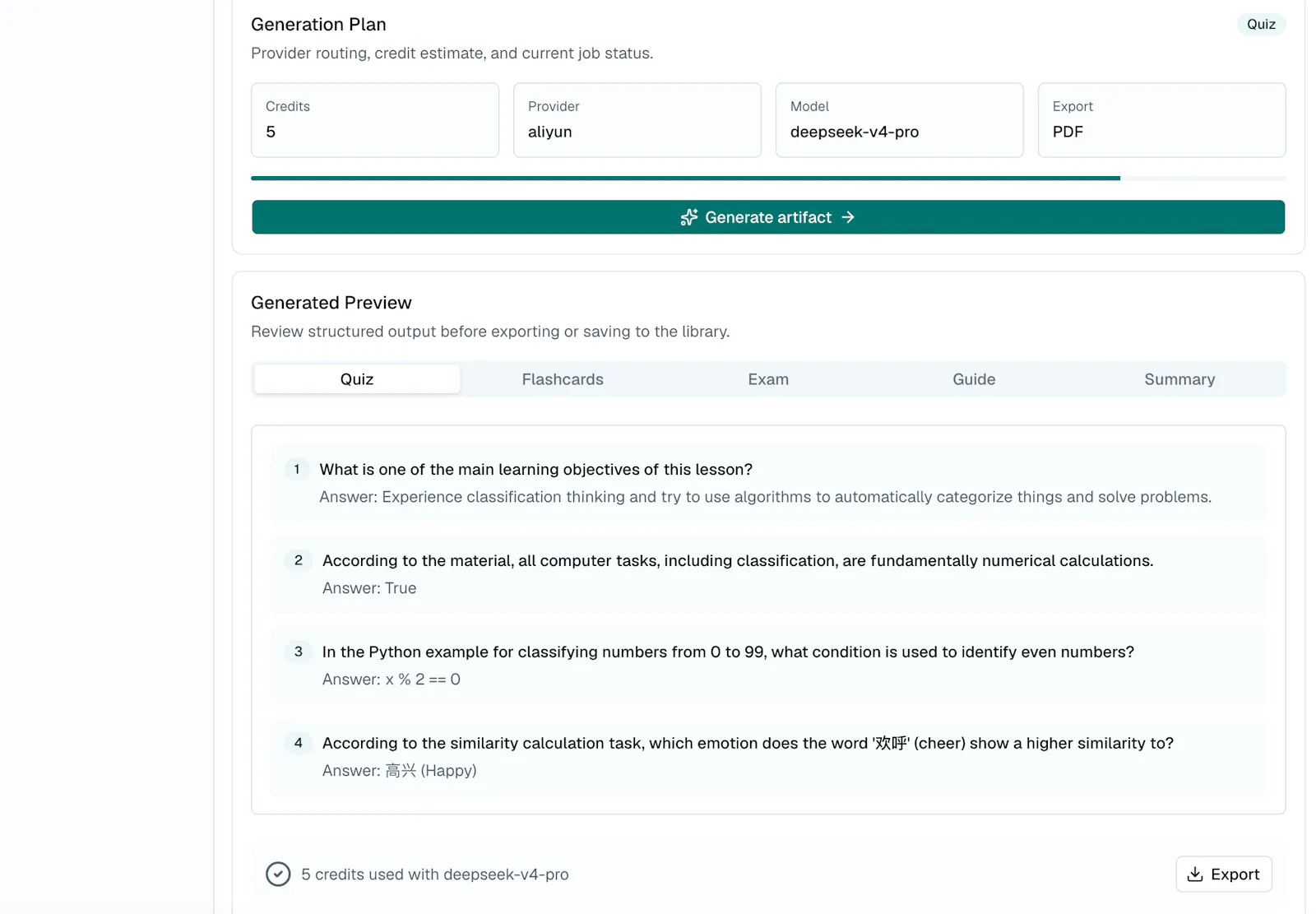QuizForge screenshot 1
