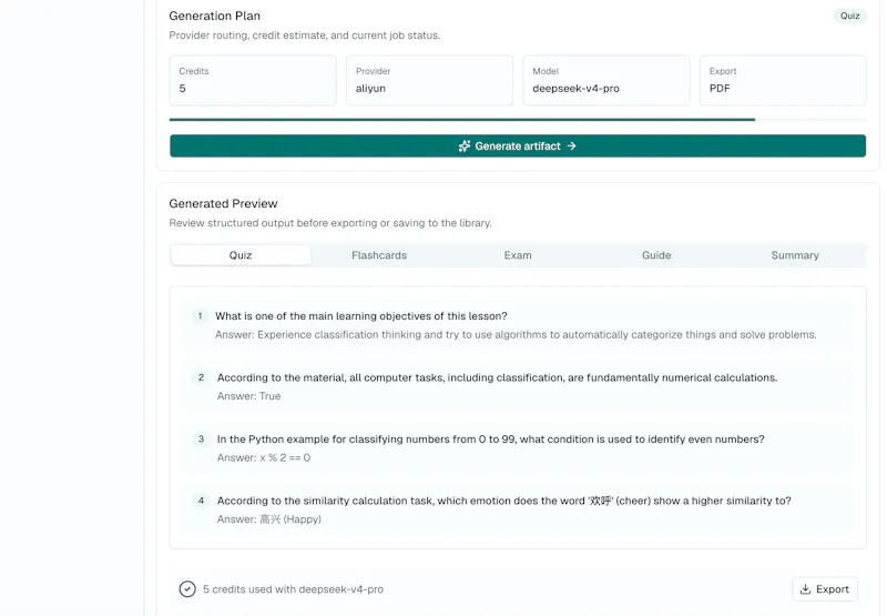 QuizForge screenshot 1