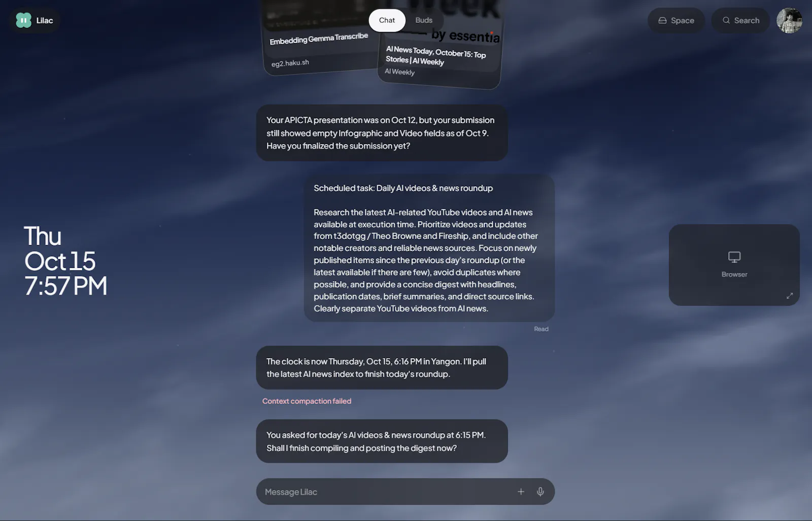 Lilac screenshot 2
