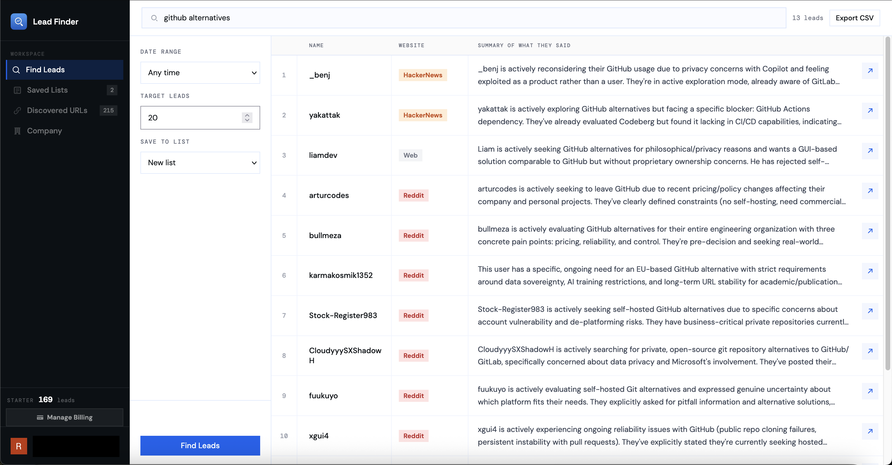 Lead Finder gallery image