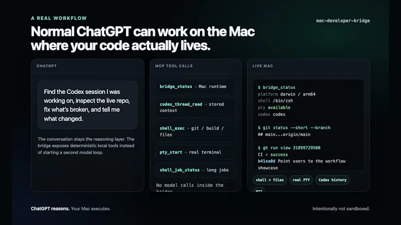 Mac Developer Bridge screenshot 1 (video preview)