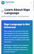 Signbridge ai gallery image