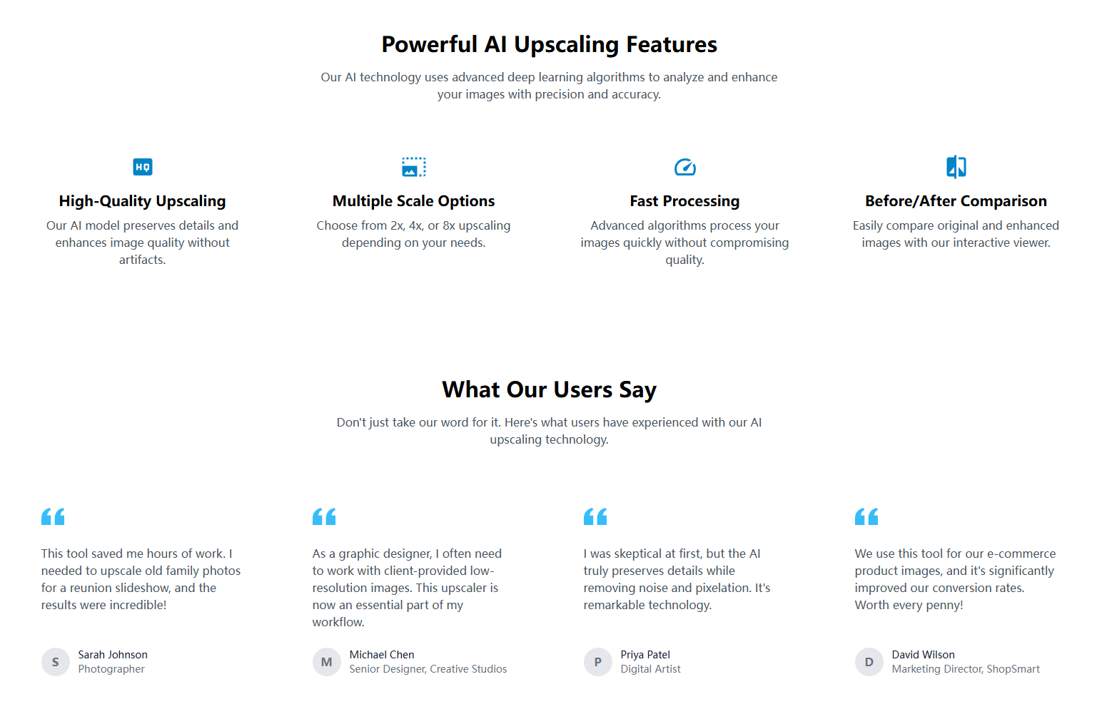 AI Image Enhancer gallery image