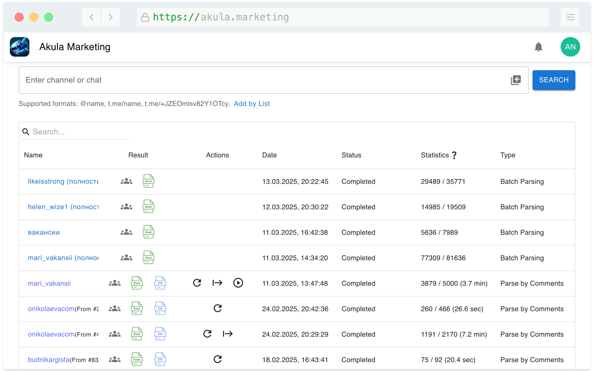 Média Akula Marketing: Telegram Leadgen - Génération de leads télégramme: Parse, Qualify & Outreach 1