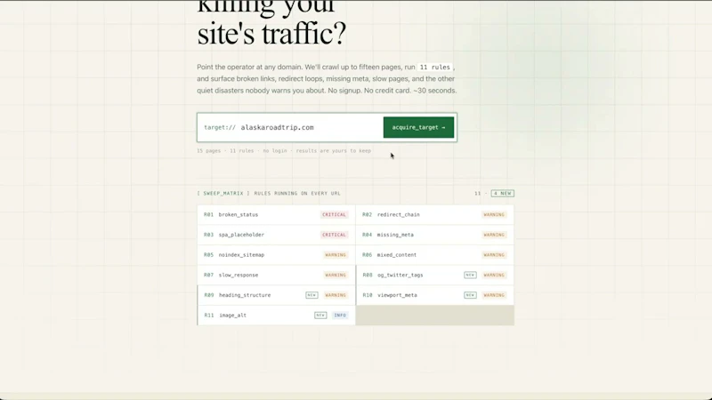 VectraSEO screenshot 1 (video preview)